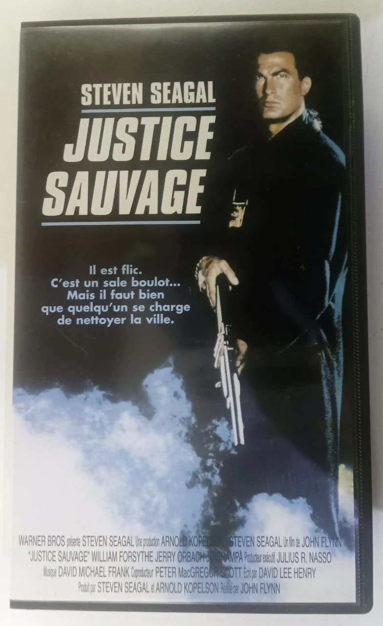 Justice sauvage Steven Seagal en VHS